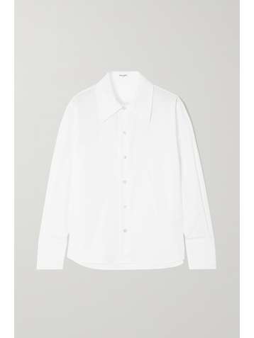 SAINT LAURENT Chemise en popeline de coton