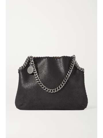 STELLA MCCARTNEY The Falabella medium vegetarian brushed-leather shoulder bag
