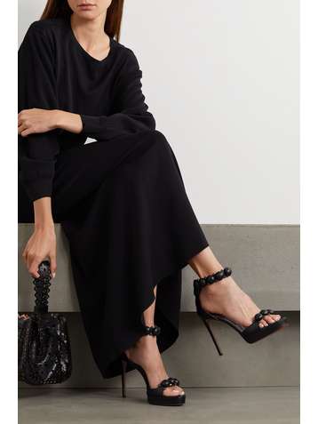 ALAÏA Bombe 115 studded leather sandals