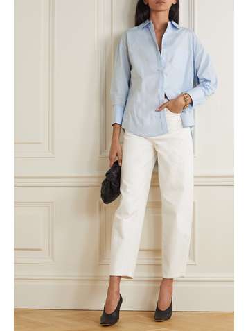 ANINE BING Chemise en popeline de coton Mika
