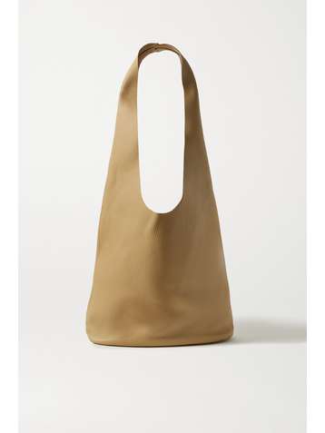 THE ROW Bucket Hobo textured-leather shoulder bag