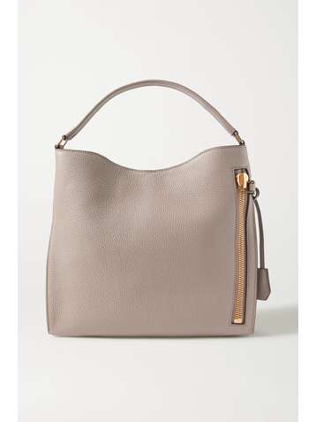 TOM FORD Alix textured-leather shoulder bag