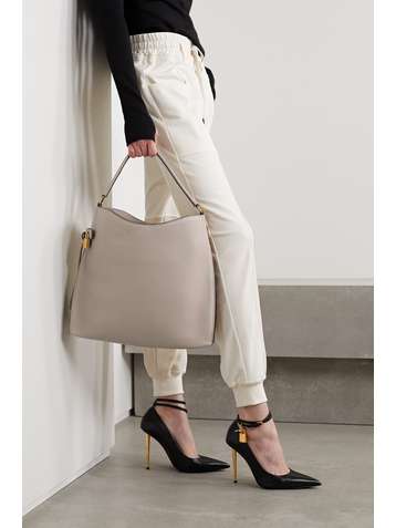 TOM FORD Alix textured-leather shoulder bag