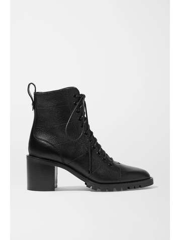 JIMMY CHOO Cruz 65 textured-leather ankle boots