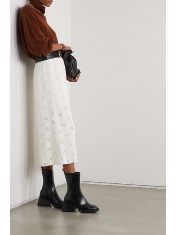 CHLOÉ Betty logo-embossed rubber boots