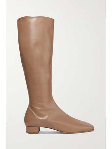 BY FAR Edie kniehohe Stiefel aus Leder