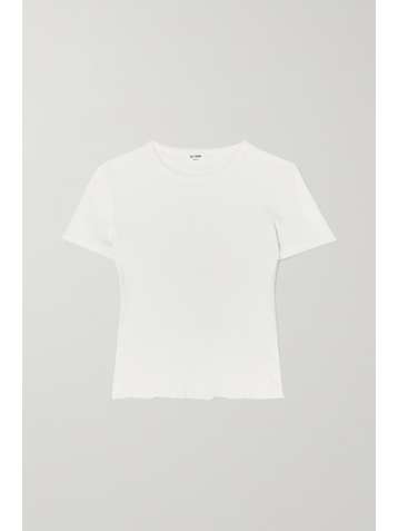 RE/DONE 90s ribbed cotton-jersey T-shirt