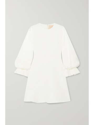ROKSANDA Leonie cady and satin mini dress