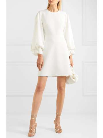 ROKSANDA Leonie cady and satin mini dress