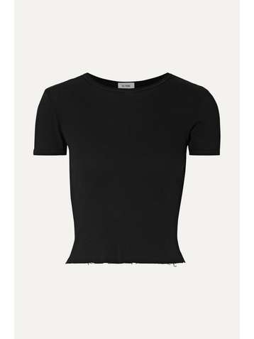 RE/DONE 90s ribbed cotton-jersey T-shirt