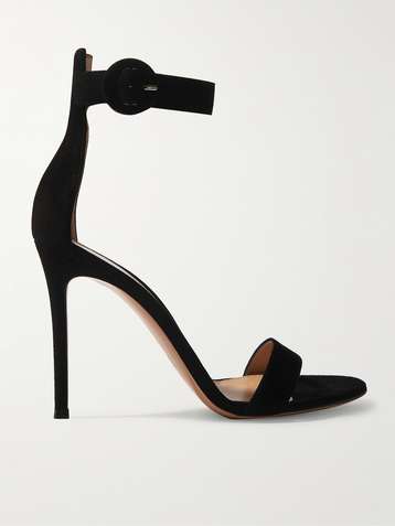 GIANVITO ROSSI Portofino 105 suede sandals