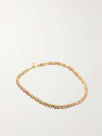 CAROLINA BUCCI Florentine 18-karat yellow and rose gold necklace