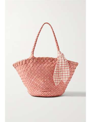 LOEFFLER RANDALL Kai woven leather tote