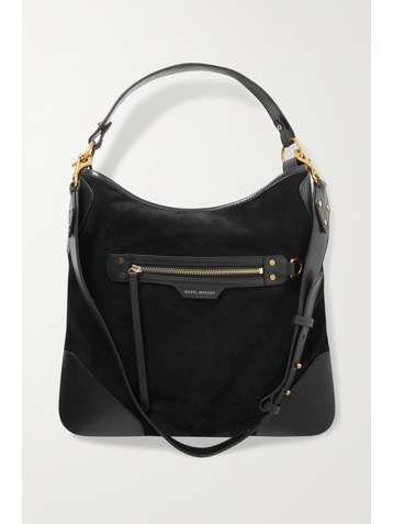 ISABEL MARANT Sac à main en daim à finitions en cuir Amuko Large