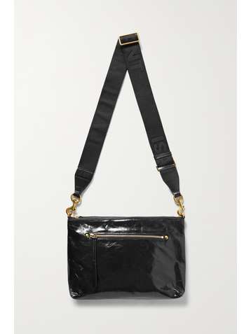 ISABEL MARANT Sac porté épaule en cuir verni froissé Nessah