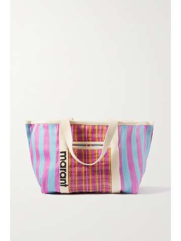ISABEL MARANT Warden oversized printed nylon tote