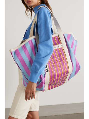 ISABEL MARANT Warden oversized printed nylon tote