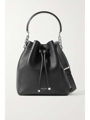 JIMMY CHOO Bon Bon leather bucket bag