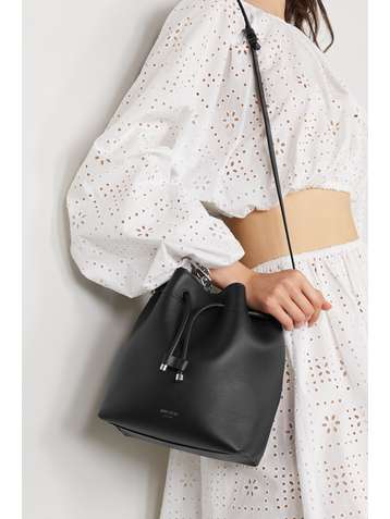 JIMMY CHOO Bon Bon leather bucket bag