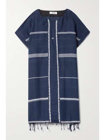 LEMLEM + NET SUSTAIN Nuna embroidered cotton tunic