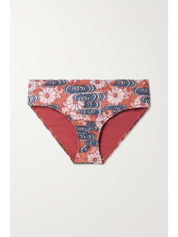 ULLA JOHNSON Dani floral-print bikini briefs