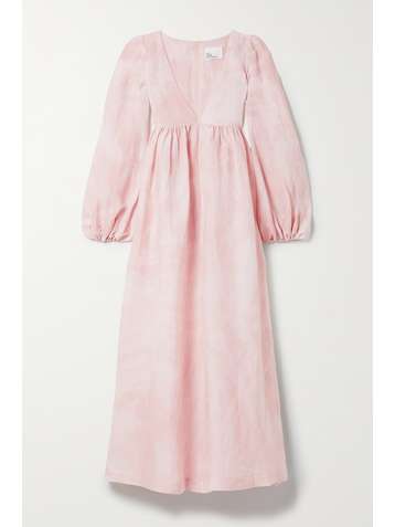 LISA MARIE FERNANDEZ Robe longue en gaze de lin et coton mélangés Carolyn - NET SUSTAIN
