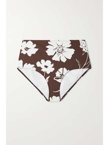 TORY BURCH Floral-print bikini briefs