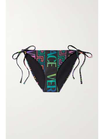 VERSACE Printed bikini briefs