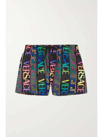 VERSACE Printed shell shorts
