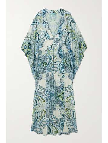 MELISSA ODABASH Gabriella Kaftan aus bedrucktem Crêpe
