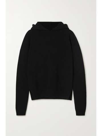 RICK OWENS Pull à capuche en cachemire et laine mélangés