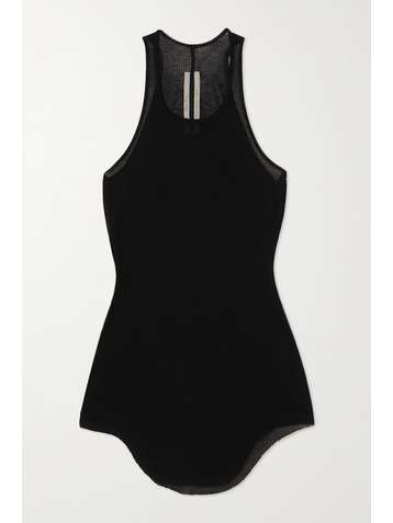 RICK OWENS Débardeur en jersey côtelé