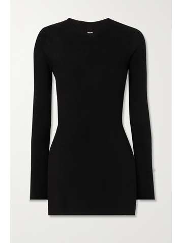 RICK OWENS Pull en laine côtelée
