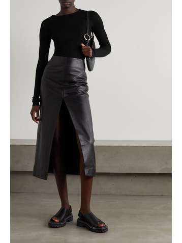 RICK OWENS Pull en laine côtelée