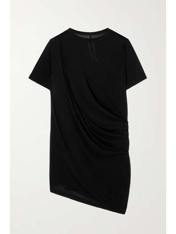 RICK OWENS T-shirt en jersey à drapés Anthem