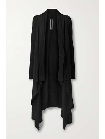 RICK OWENS Cardigan asymétrique en laine