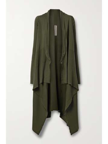 RICK OWENS Cardigan asymétrique en laine