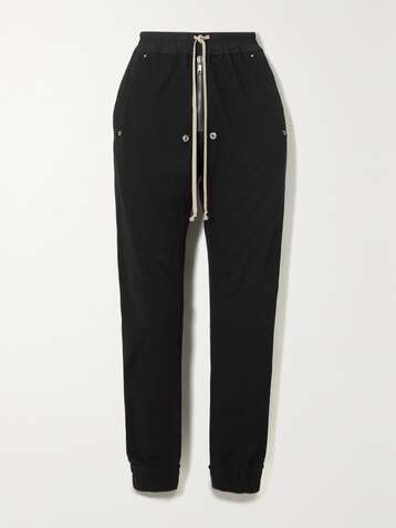 RICK OWENS Pantalon de survêtement en jersey de coton