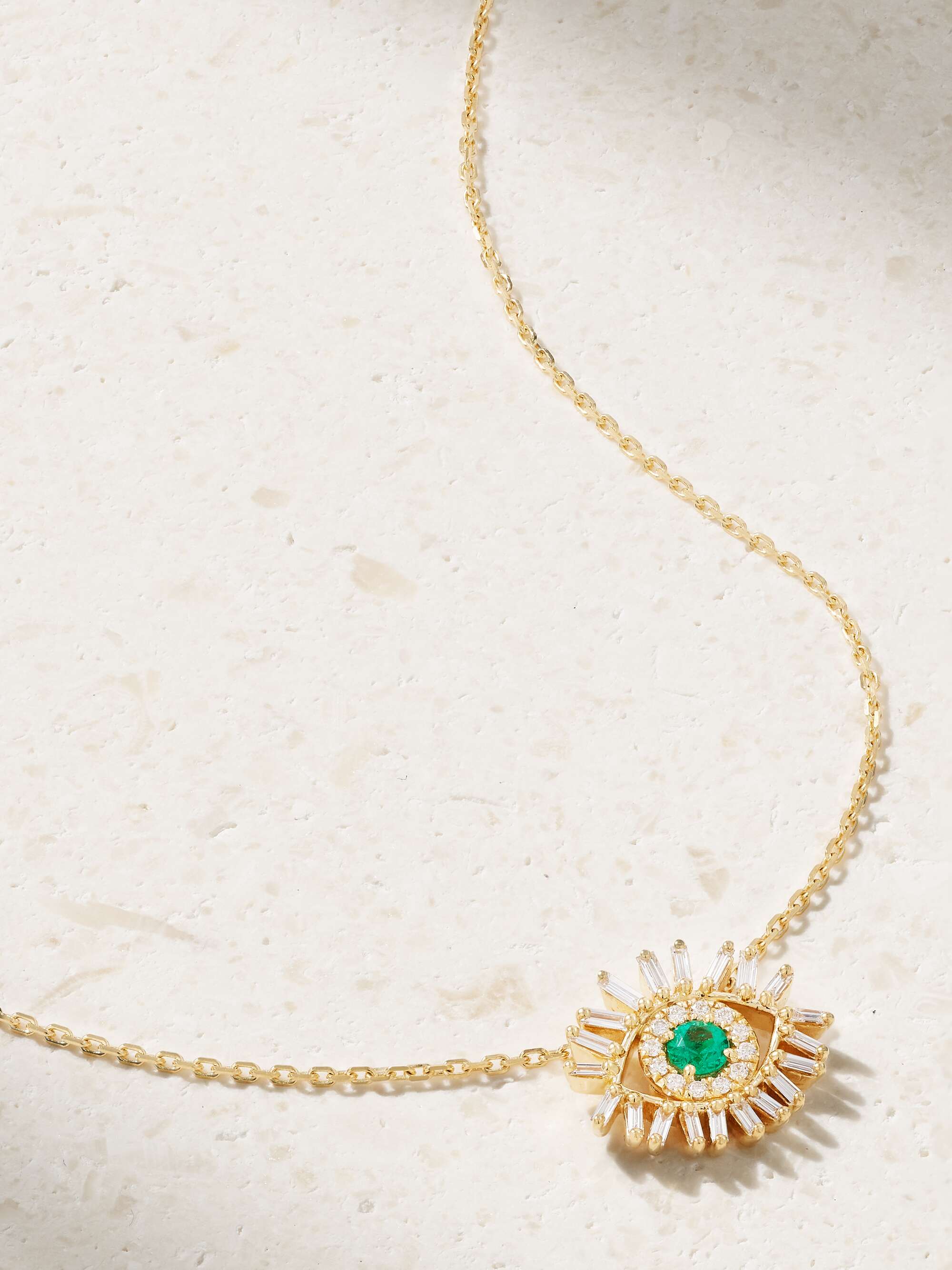 Gold Evil Eye 18-karat gold, diamond 