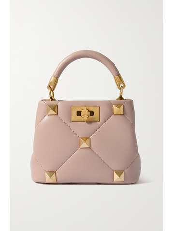 VALENTINO Valentino Garavani Roman Stud mini quilted leather tote