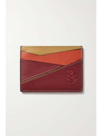 LOEWE Porte-cartes en cuir texturé Puzzle