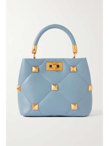 VALENTINO Valentino Garavani Roman Stud small quilted leather tote