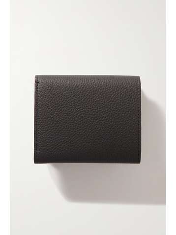 LOEWE Two-tone textured-leather wallet