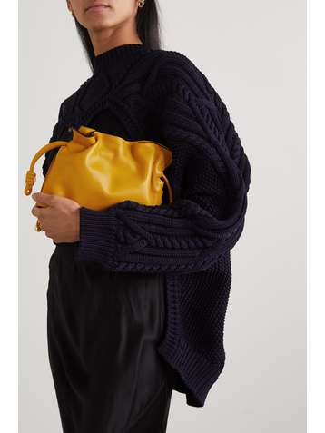 LOEWE Flamenco mini Clutch aus Leder