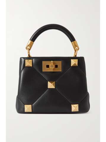 VALENTINO Valentino Garavani Roman Stud mini quilted leather tote