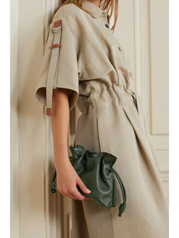 LOEWE Flamenco mini leather clutch