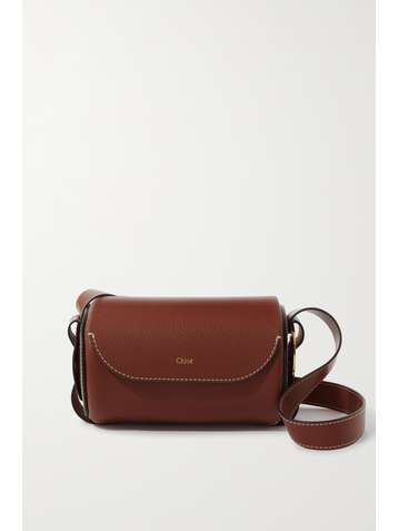 CHLOÉ Darryl mini textured-leather shoulder bag