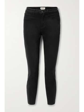 L'AGENCE Margot cropped high-rise skinny jeans
