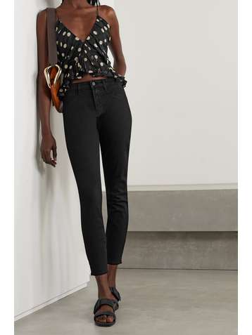 L'AGENCE Margot cropped high-rise skinny jeans
