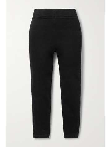 L'AGENCE Rosalie cropped stretch cotton and modal-blend skinny pants